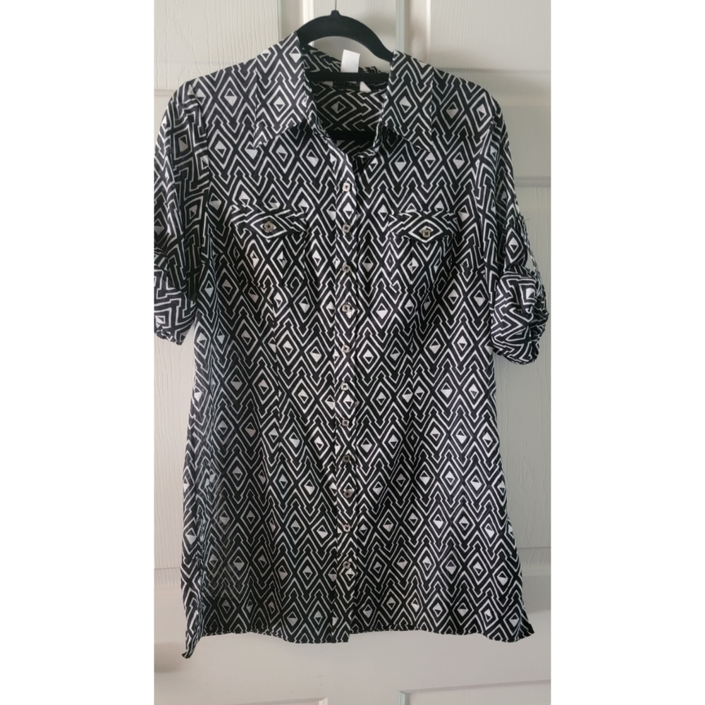 White House Black Market Tunic Blouse
